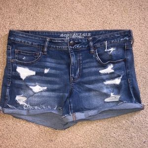 aeo jean shorts